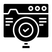 Modern design icon of search website vector