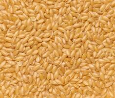 Texture of flax seeds, top view. photo