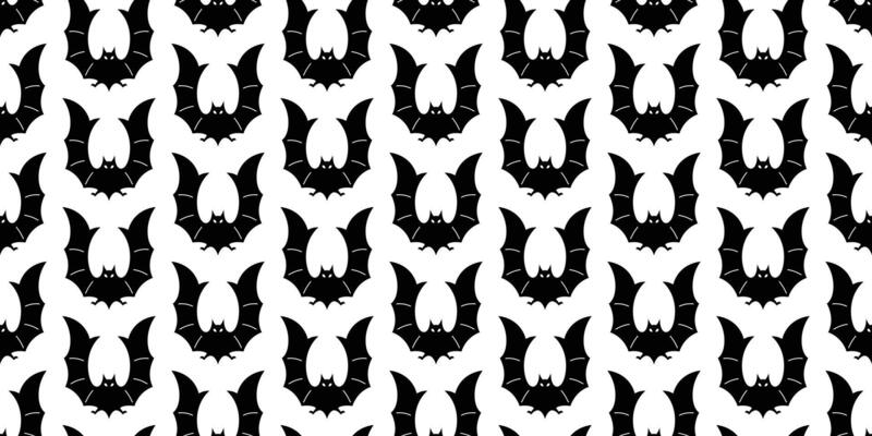 bat seamless pattern Halloween flying Vampire dracula ghost cartoon doodle gift wrap paper illustration design