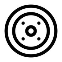 Simple Shield icon. The icon can be used for websites, print templates, presentation templates, illustrations, etc vector