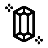 Simple Gem Stone icon. The icon can be used for websites, print templates, presentation templates, illustrations, etc vector