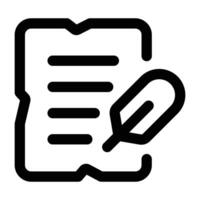 Simple Letter icon. The icon can be used for websites, print templates, presentation templates, illustrations, etc vector