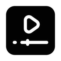 Simple Online glyph icon. The icon can be used for websites, print templates, presentation templates, illustrations, etc vector