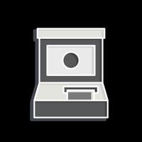 Icon Atm. related to Airport symbol. glossy style. simple design illustration vector