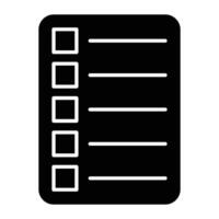To do List Icon Design For Personal And Commercial Use. vector
