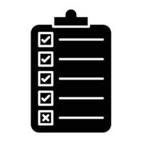 Task List Icon Design For Personal And Commercial Use. vector