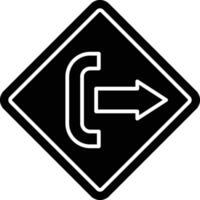 Log Out Glyph Icon Design vector