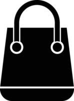 Bag Glyph Icon Design vector