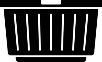 Crate Glyph Icon Design vector