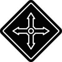 Move Selector Glyph Icon Design vector