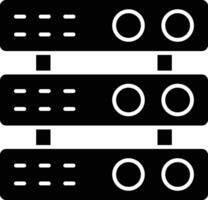Server Line Icon vector