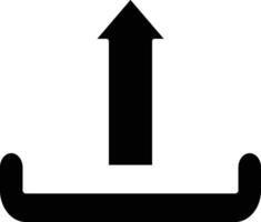 Uploading Line Icon vector