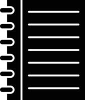 Notebook Line Icon vector