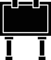 BillBoard Line Icon vector