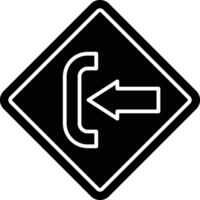 Log In Glyph Icon Design vector
