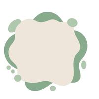 Minimalist Blob Text Box vector