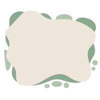 Minimalist Blob Text Box vector