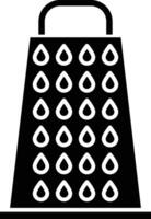 Grater Glyph Icon Design vector
