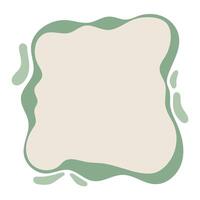 Minimalist Blob Text Box vector