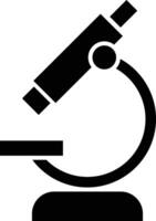 Microscope Glyph Icon Design vector