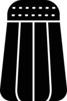 Salt Glyph Icon Design vector