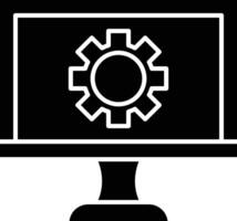 Web Maintenance Glyph Icon Design vector