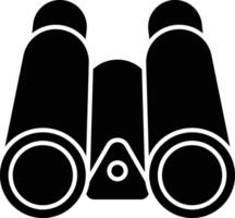 Telescope Glyph Icon Design vector