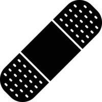 Plaster Glyph Icon Design vector
