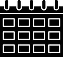 Planner Line Icon vector