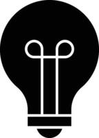 Light Bulb Line Icon vector