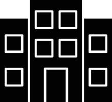 Building Glyph Icon Design vector
