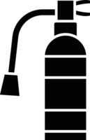Fire Extinguisher Glyph Icon Design vector