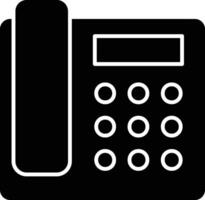 Landline Glyph Icon Design vector