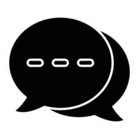 Messages Line Icon vector
