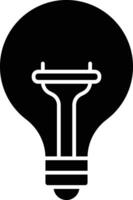 Lightbulb Line Icon vector