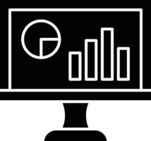 Dashboard Glyph Icon Design vector