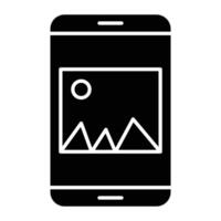Picture Line Icon vector