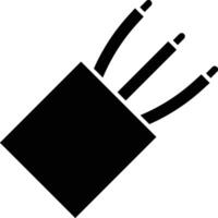 Wires Glyph Icon Design vector