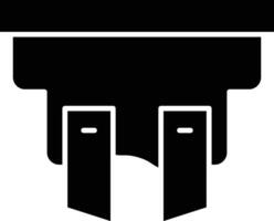 Fuse Glyph Icon Design vector