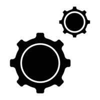 Configuration Glyph Icon Design vector