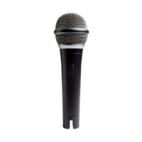 Vocal Microphone On Isolated Background For Live Sound, Karaoke, And Public Speaking. png
