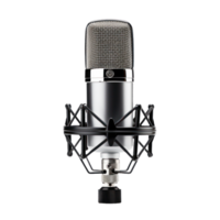 Professional Studio Microphone On Isolated Background For Recording And Broadcasting. png