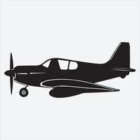 drawing of a plane silhouette with skywriting. vector