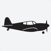 drawing of a plane silhouette with skywriting. vector