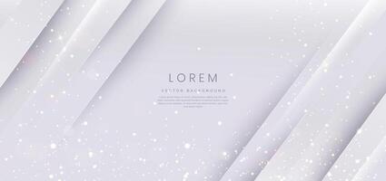 Abstract white diagonal background. You can use for ad, poster, template, business presentation. vector