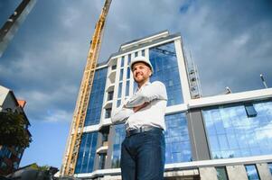 Portrait of an handsome engineer photo