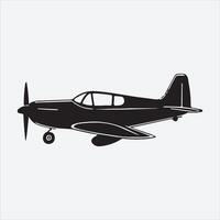 drawing of a plane silhouette with skywriting. vector