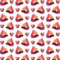 Diamond cherished trendy multicolor repeating illustration design vector