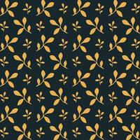 Gold Maple leaf favored trendy multicolor repeating illustration design vector