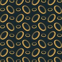 Gold circle favored trendy multicolor repeating illustration design vector